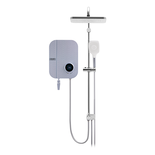 WES7 DIGITAL RainShower Blue Linen